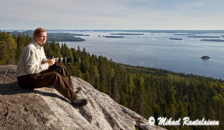 Mikael Rantalainen in Koli, Lieksa, August 2011