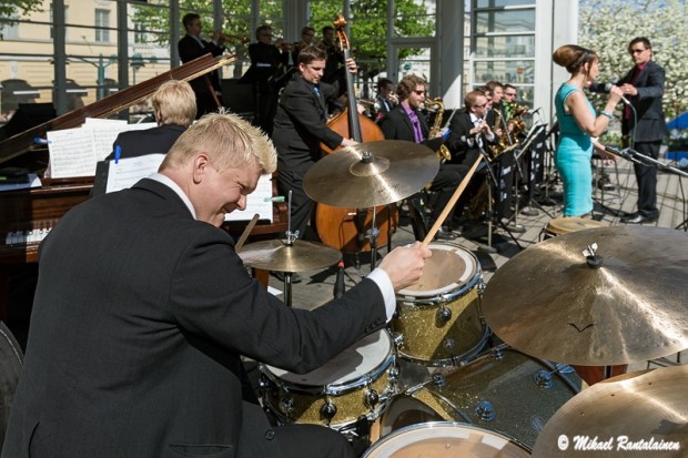 Arricone Big Band feat Reija Lang, Esplanade Park, Helsinki