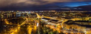 View from Olympic Stadium Tower, Helsinki, Finland