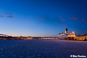 South Harbour from Suomenlinna ferry, Helsinki, Finland